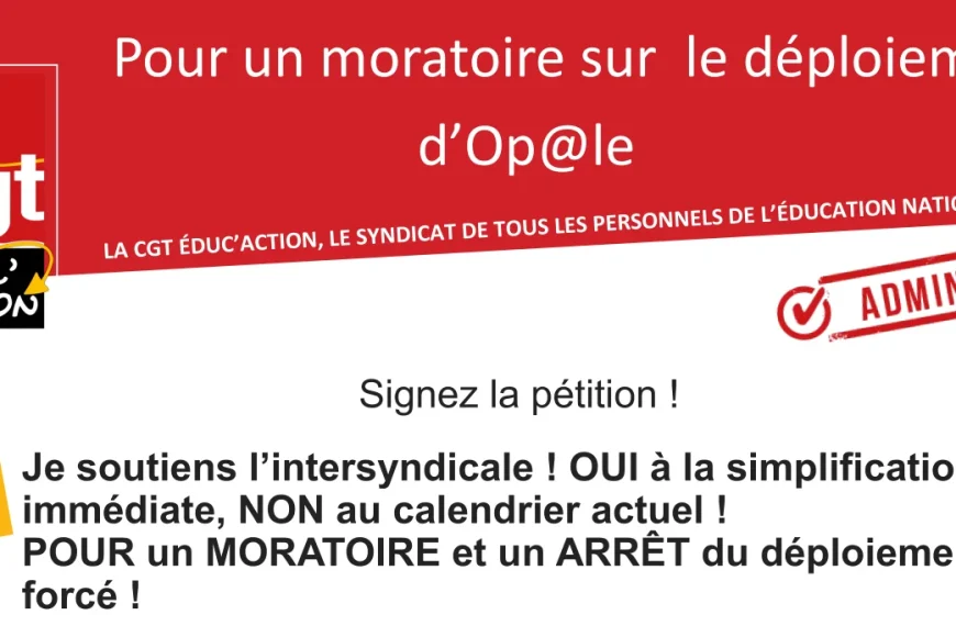 Pétition pour un moratoire sur le déploiement d&rsquo;Op@le