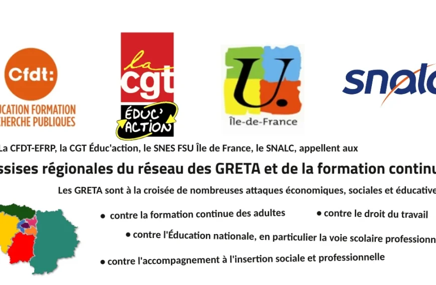 Assises régionales du réseau des GRETA et de la formation continue