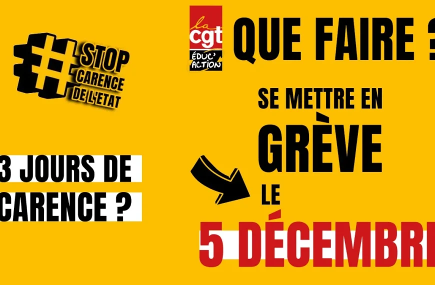 Grève du 5 décembre 2024 – Kit de mobilisation