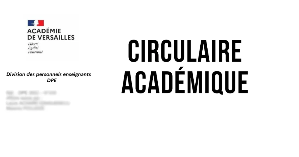 Circulaire académique