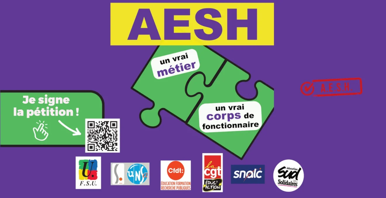 Pétition pour la création d'un statut de fonctionnaire pour les AESH