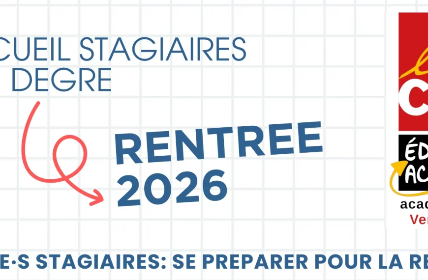 Visio pour l’accueil des stagiaires du 2nd degré dans l’académie de Versailles (RS2026)