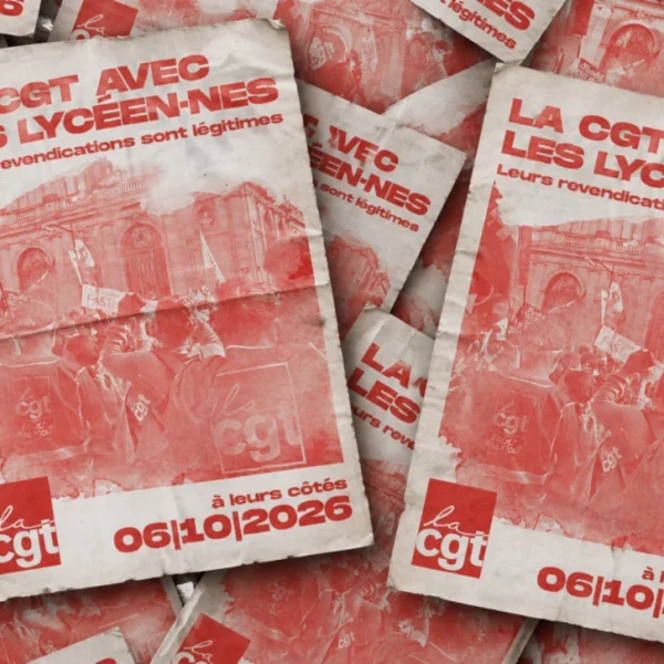 Le 6 octobre, la CGT aux côtés des lycéen⋅nes et des étudiant⋅es